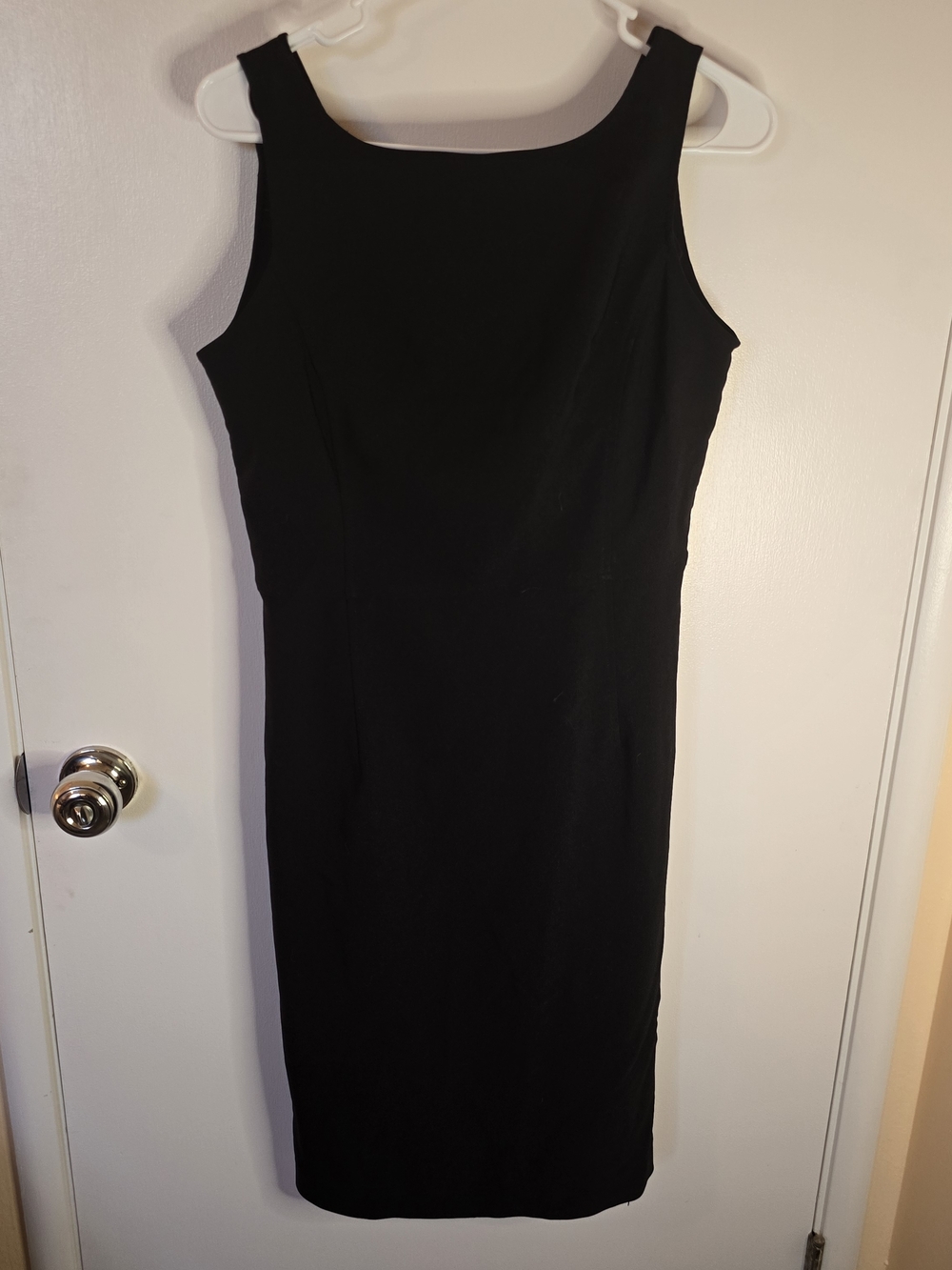 Express Classic Black Midi Sheath Dress